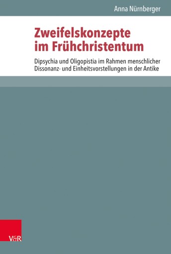 Portada del libro «Zweifelskonzepte im Frühchristentum», de Anna Nürnberger