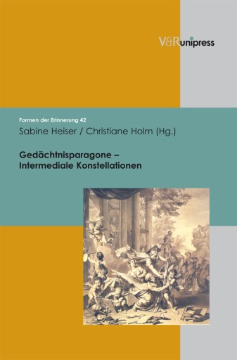 Portada del libro «Gedächtnisparagone – Intermediale Konstellationen»