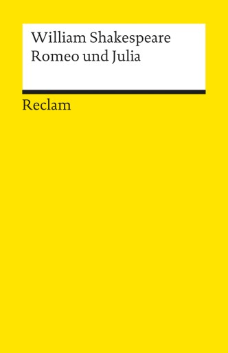 Portada del libro «Romeo und Julia», de William Shakespeare