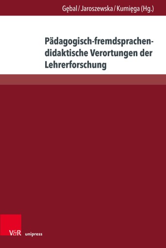 Portada del libro «Pädagogisch-fremdsprachendidaktische Verortungen der Lehrerforschung»