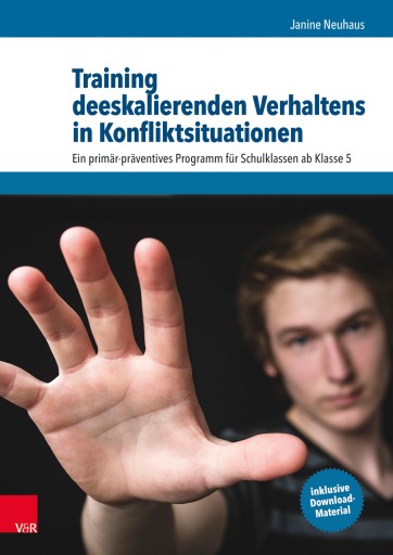 Portada del libro «Training deeskalierenden Verhaltens in Konfliktsituationen», de Janine Neuhaus