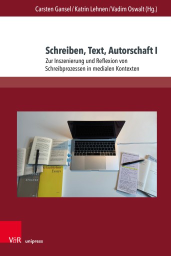Portada del libro «Schreiben, Text, Autorschaft I»