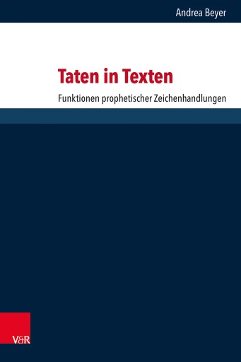Portada del libro «Taten in Texten», de Andrea Beyer