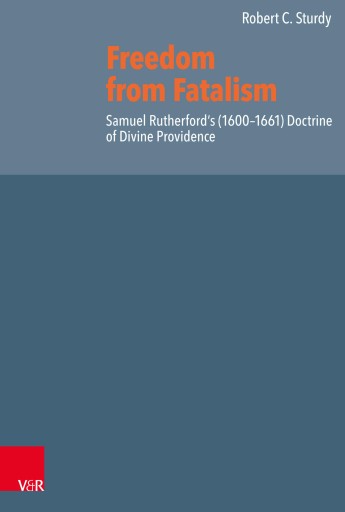 Portada del libro «Freedom from Fatalism», de Robert C. Sturdy