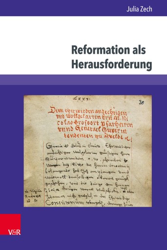 Portada del libro «Reformation als Herausforderung», de Julia Zech