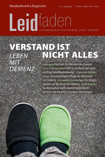 Portada del libro «Verstand ist nicht alles – Leben mit Demenz»