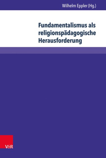 Portada del libro «Fundamentalismus als religionspädagogische Herausforderung»