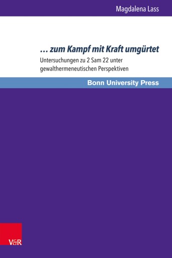 Portada del libro «… zum Kampf mit Kraft umgürtet», de Magdalena Lass