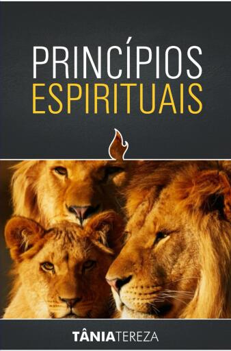 Portada del libro «Princípios Espirituais», de Tânia Tereza Medeiros de Carvalho