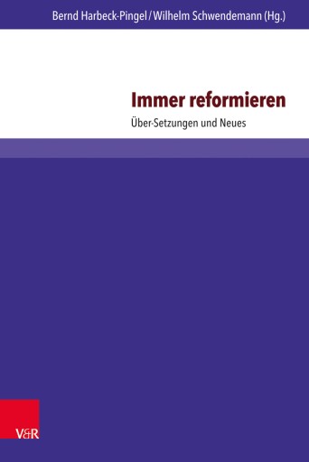Portada del libro «Immer reformieren»