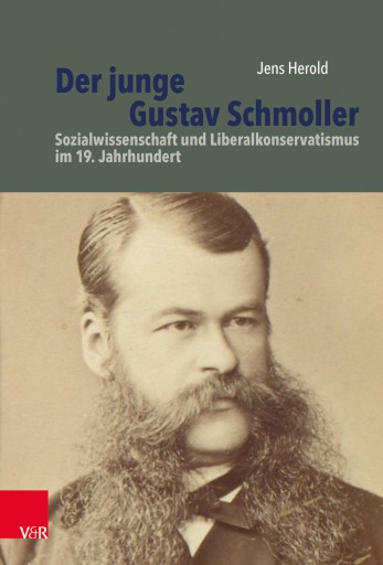 Portada del libro «Der junge Gustav Schmoller», de Jens Herold
