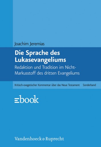 Die Sprache des Lukasevangeliums