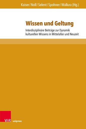 Portada del libro «Wissen und Geltung»