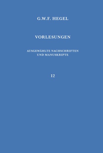 Vorlesungen über die Philosophie der Weltgeschichte