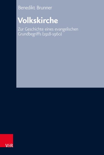 Portada del libro «Volkskirche», de Benedikt Brunner