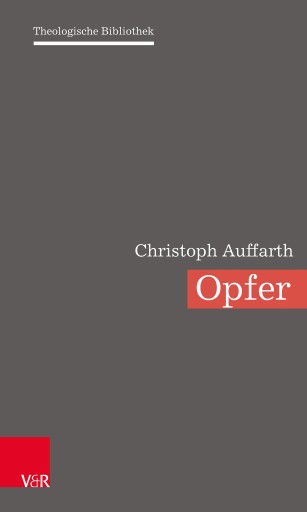 Portada del libro «Opfer», de Christoph Auffarth