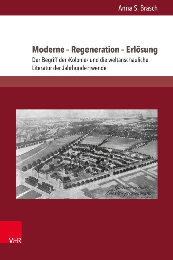 Portada del libro «Moderne – Regeneration – Erlösung», de Anna S. Brasch