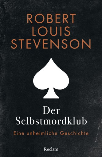 Portada del libro «Der Selbstmordklub. Eine unheimliche Geschichte», de Robert Louis Stevenson
