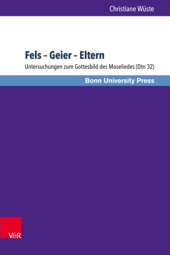 Portada del libro «Fels – Geier – Eltern», de Christiane Wüste