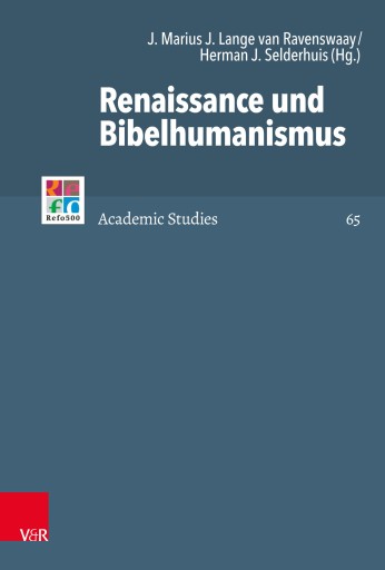 Portada del libro «Renaissance und Bibelhumanismus»