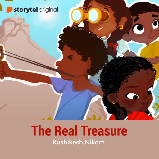 Portada del audiolibro «The Real Treasure», de Rushikesh Nikam