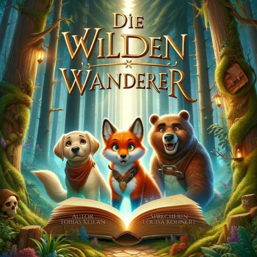 Portada del audiolibro «Die wilden Wanderer», de Tobias Keilan