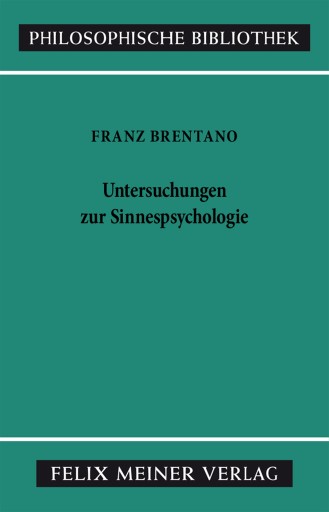 Untersuchungen zur Sinnespsychologie