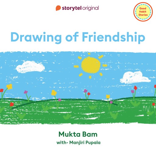 Portada del audiolibro «Drawing of Friendship», de Mukta Bam