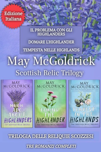 Portada del libro «Trilogia delle Reliquie Scozzesi», de Jan Coffey, May McGoldrick
