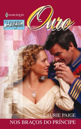 Portada del libro «Nos braços do príncipe», de Laurie Paige