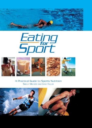 Portada del libro «Eating for Sport», de Shelly Meltzer