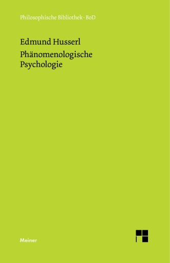 Phänomenologische Psychologie imagen de portada