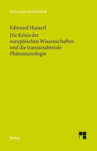 Die Krisis der europäischen Wissenschaften und die transzendentale Phänomenologie imagen de portada