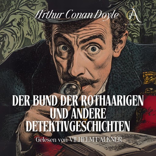 Portada del audiolibro «Der Bund der Rothaarigen und andere Detektivgeschichten - Sherlock Holmes Hörbuch», de Arthur Conan Doyle