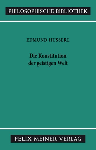 Die Konstitution der geistigen Welt imagen de portada