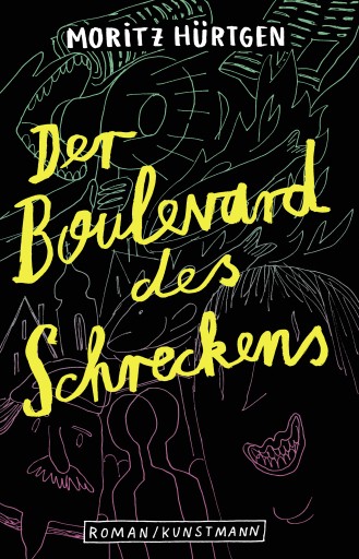 Portada del libro «Der Boulevard des Schreckens», de Moritz Hürtgen