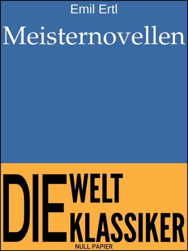 Portada del libro «Meisternovellen», de Emil Ertl