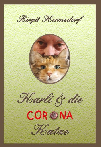 Portada del libro «Karli & die Corona-Katze», de Birgit Hermsdorf