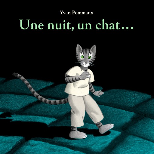 Portada del audiolibro «Une nuit, un chat…», de Yvan Pommaux