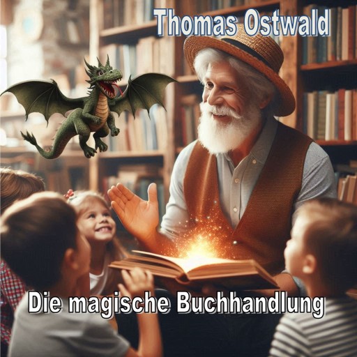 Portada del audiolibro «Die magische Buchhandlung», de Thomas Ostwald