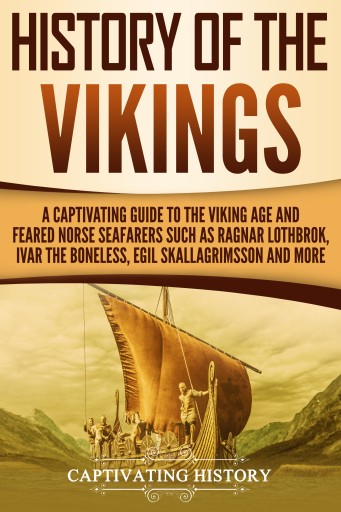 Portada del libro «History of the Vikings», de Captivating History