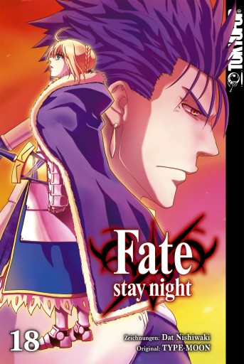 Portada del libro «Fate/stay night - Einzelband 18», de Type-Moon, Dat NISHIWAKI