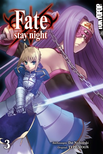 Portada del libro «Fate/stay night - Einzelband 03», de Dat NISHIWAKI, Type-Moon