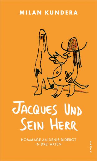 Portada del libro «Jacques und sein Herr», de Milan Kundera