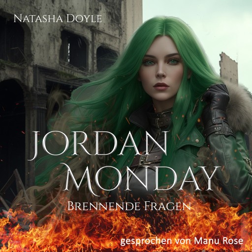 Portada del audiolibro «Jordan Monday: Brennende Fragen», de Natasha Doyle