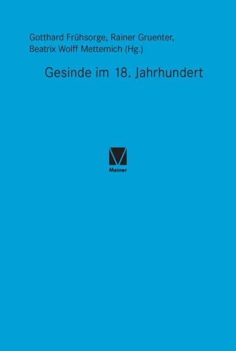 Portada del libro «Gesinde im 18. Jahrhundert»