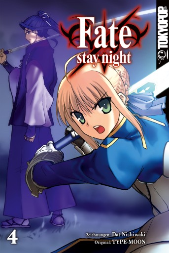Portada del libro «Fate/stay night - Einzelband 04», de Dat NISHIWAKI, Type-Moon