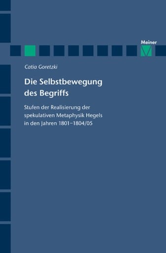 Die Selbstbewegung des Begriffs
