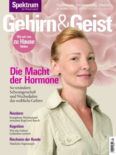 Portada del libro «Gehirn&Geist 12/2024 Die Macht der Hormone»