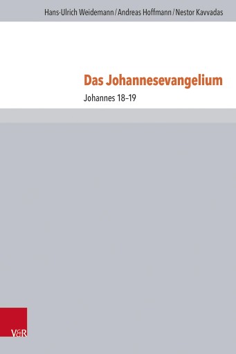 Portada del libro «Das Johannesevangelium», de Hans-Ulrich Weidemann, Andreas Hoffmann